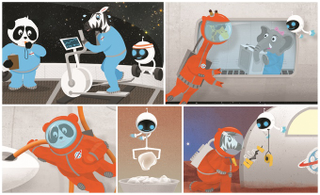 Illustration for article titled This Science Fiction Picture Book Will Make Your Kids Want to Colonize Mars